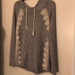 Wish Within Super Soft Gray Hoodie Sweater